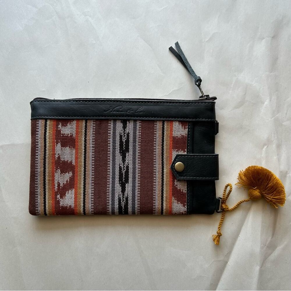 Nena & Co The Everything Clutchโ Leather Handmade in Guatemala